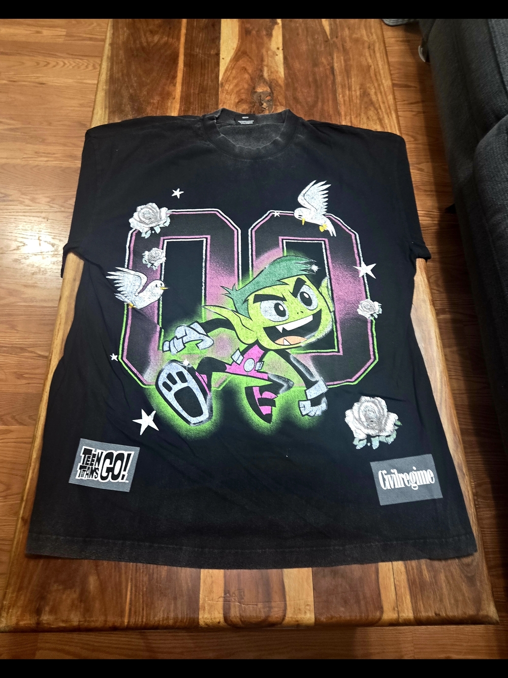 Civil Regime/Teen Titans GO! Beast Boy Graphic Men's Tee